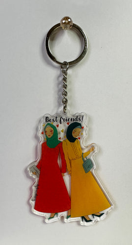 Keyring- 'Best Friends'- Featuring Hijabi