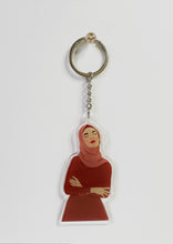 Load image into Gallery viewer, Keyring- No Not Today - Featuring Hijabi