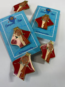 Enamel pins for hijabis| Enamel pins for her| Unique Gifts for her|The Queen- Muslim girls- Hijabis